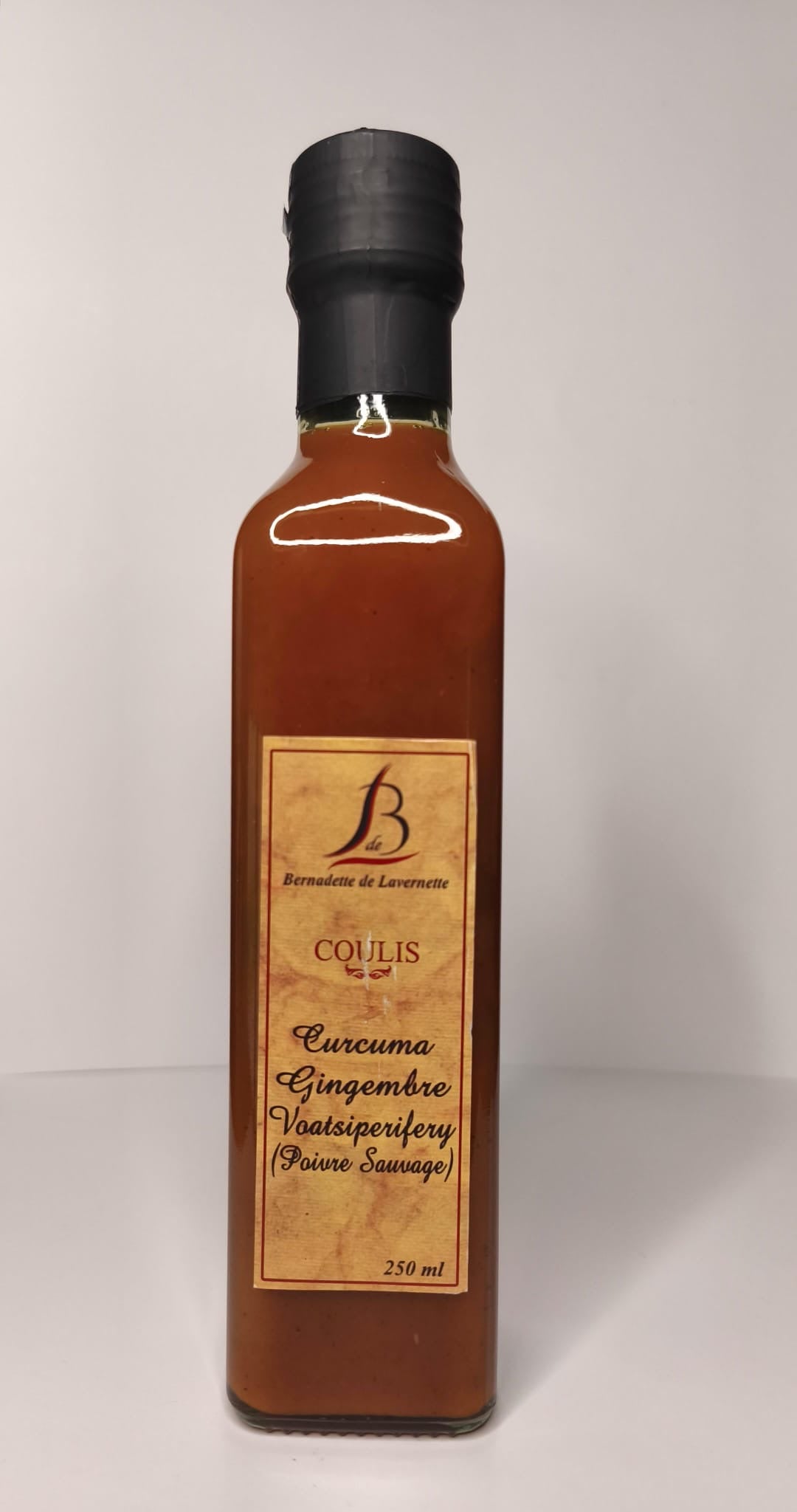 Coulis de Curcuma, Gingembre et Poivre Sauvage de Madagascar