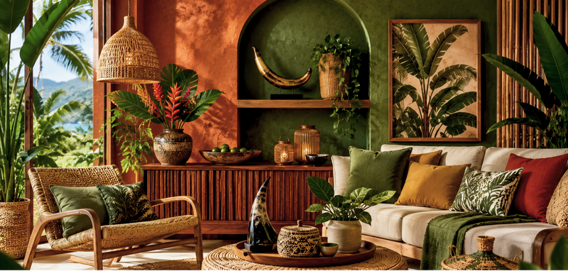 Design tropical et éco-luxe : les nouvelles tendances déco inspirées par la nature