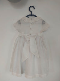 Robe smock blanc - col claudine