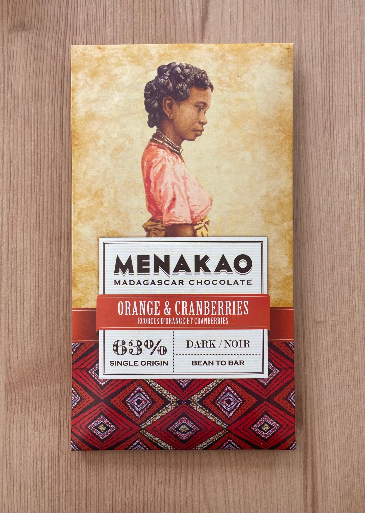 MENAKAO - Orange et Cranberries - 75g