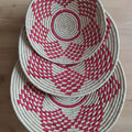 Déco murale en sisal - série de 3