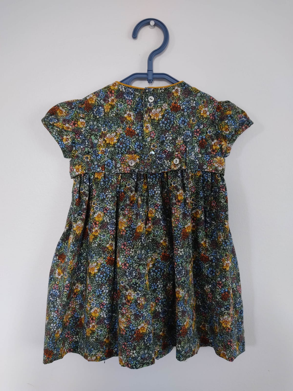 Robe smock fleurie