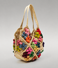 Sac Cabas en Raphia Naturel - modèle B