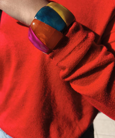 Bracelet en corne de zébu - modèle A