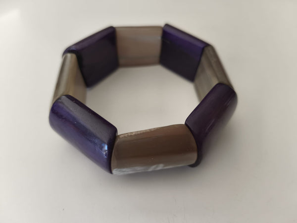 Bracelet en corne de zébu - modèle J