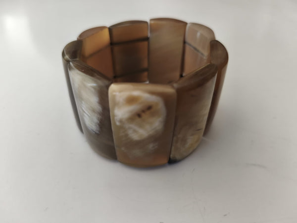 Bracelet en corne de zébu - modèle H