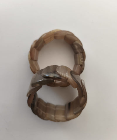 Bracelet en corne de zébu - modèle E