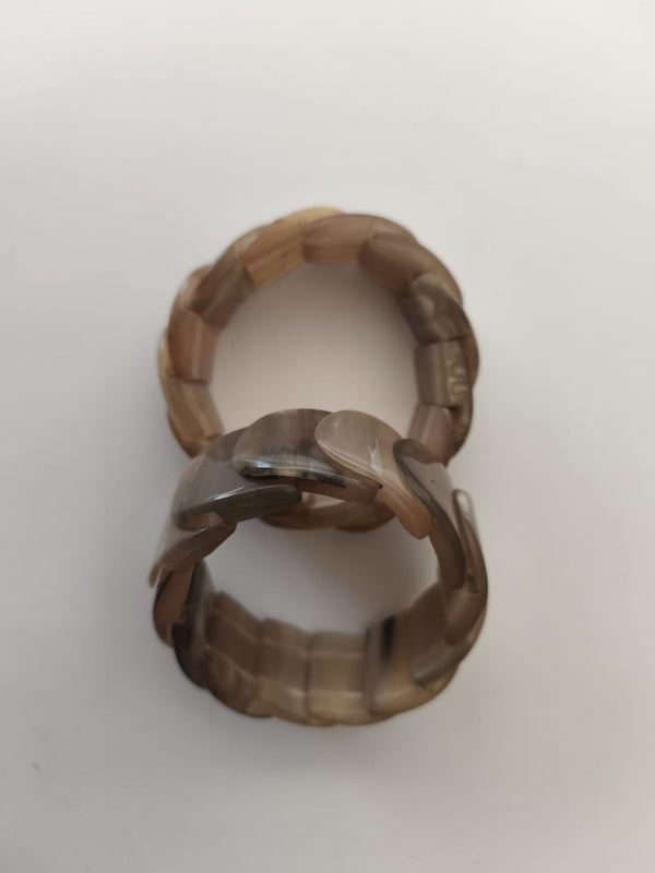 Bracelet en corne de zébu - modèle E