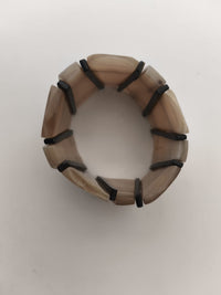 Bracelet en corne de zébu - modèle D
