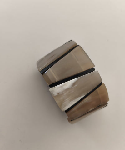 Bracelet en corne de zébu - modèle D