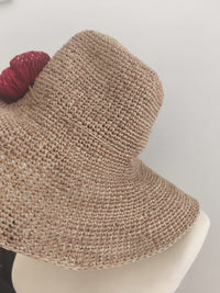 Chapeau Capeline Souple - Raphia Naturel