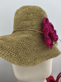 Chapeau Capeline Souple - Raphia Naturel