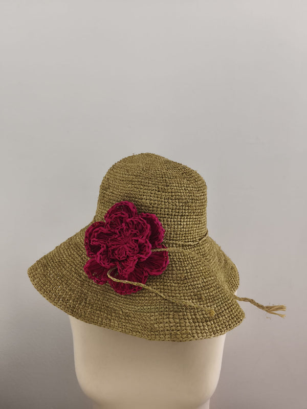 Chapeau Capeline Souple - Raphia Naturel