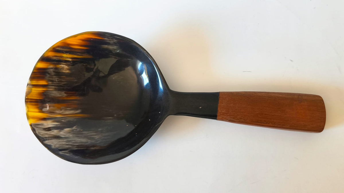 Pelle à Riz en Corne de Zébu | Artisanat d'Exception - modèle B