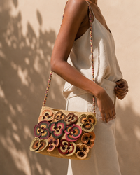 Sac Bandoulière en Raphia Naturel