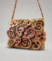 Sac Bandoulière en Raphia Naturel