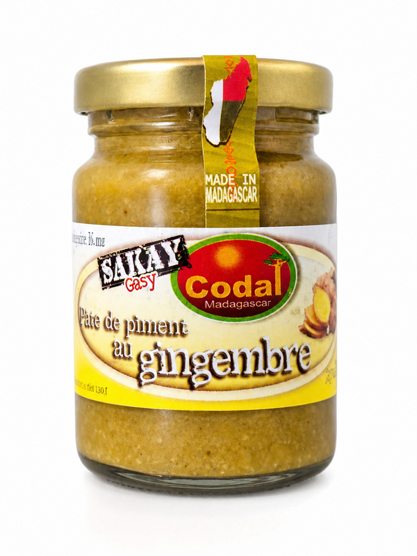 Pâte de piment vert - Au gingembre