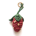 Bijou de sac en raphia naturel - Porte-clés artisanal | Modèle L