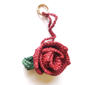 Bijou de sac en raphia naturel - Porte-clés artisanal | Modèle J