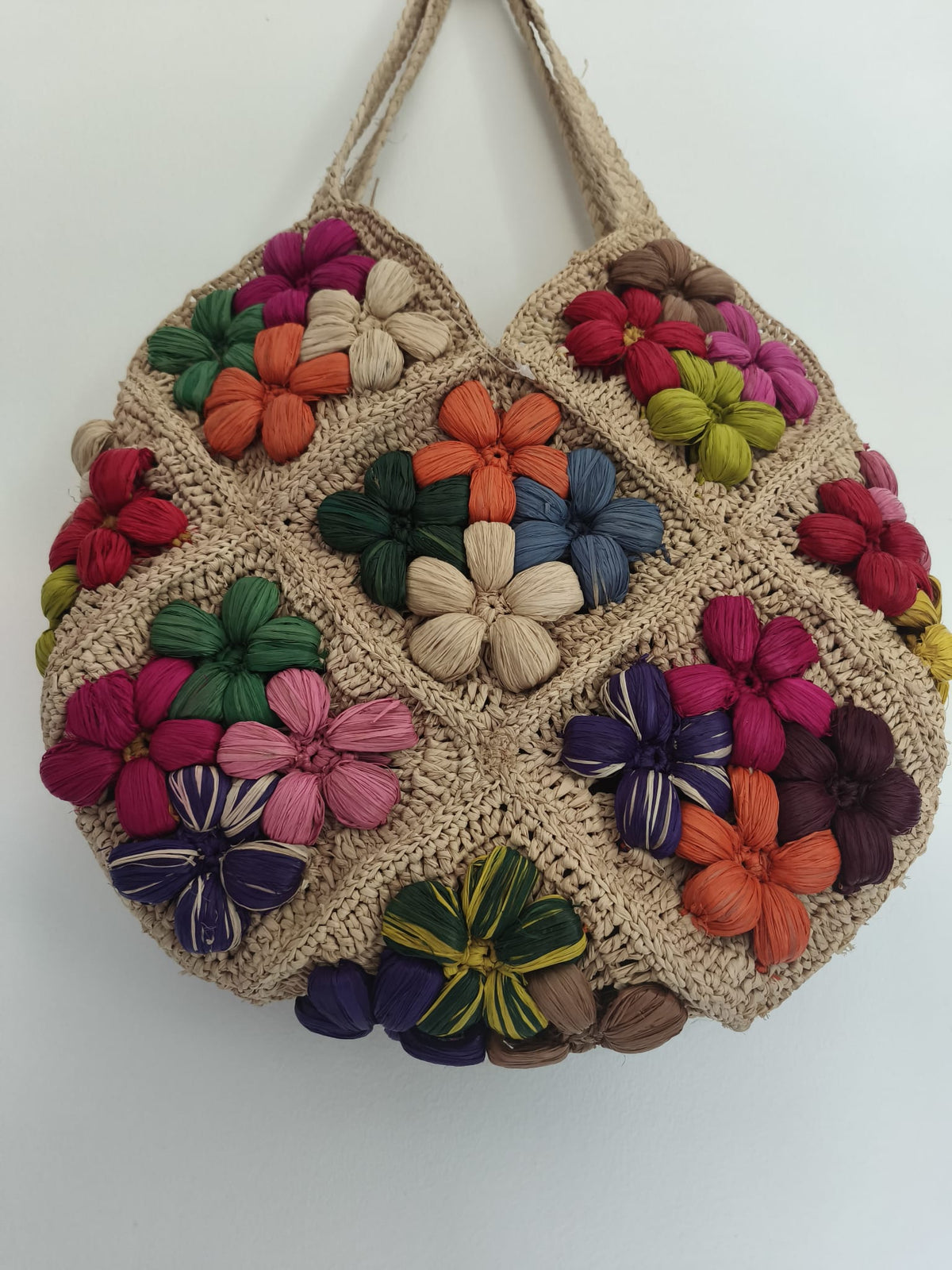 Sac Cabas en Raphia Naturel - modèle B