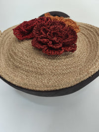 Sac Cabas Rond en Raphia Naturel