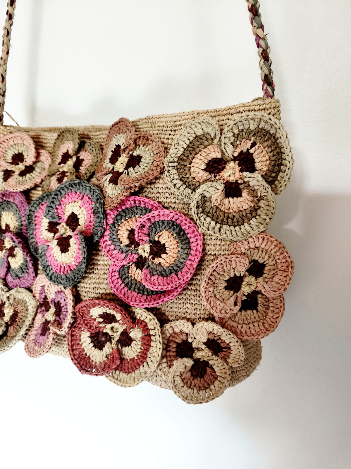 Sac Bandoulière en Raphia Naturel