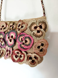 Sac Bandoulière en Raphia Naturel