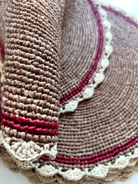 Set de Table en Raphia Naturel | Artisanat de Madagascar