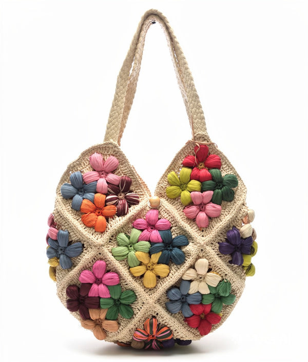 Sac Cabas en Raphia Naturel - modèle B
